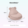 MeowBaby Outdoor Kinder-Sitzsack Outzy Bär - Outdoor Living Edition