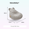 MeowBaby Kindersessel Dune Bären-Sitzsack