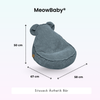 MeowBaby Kindersessel Ästhetik Cord Bär - Classic Cord Edition