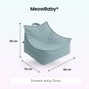 MeowBaby Outdoor Kinder-Sitzsack Outzy eckig - Outdoor Living Edition