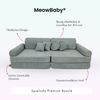 MeowBaby Spielsofa Premium Bouclé