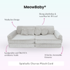 MeowBaby Spielsofa Churros - Plüschcord Edition