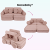 MeowBaby Spielsofa Mini Plus Churros - Plüschcord Edition