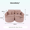 MeowBaby Spielsofa Mini Max Churros - Plüschcord Edition