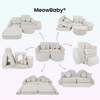 MeowBaby Spielsofa Mini Max Churros - Plüschcord Edition