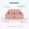 MeowBaby Spielsofa Mini Plus Cord Premium - Slim Cord Edition