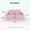 MeowBaby Spielsofa Mini Plus Cord Premium - Slim Cord Edition