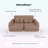 MeowBaby Spielsofa Mini Plus Cord Premium - Slim Cord Edition