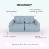MeowBaby Spielsofa Mini Plus Cord Premium - Slim Cord Edition
