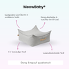 MeowBaby Outzy Sitzpouf für Kinder quadratisch - Outdoor Living Edition