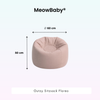 MeowBaby Outdoor Kinder-Sitzsack Outzy Floreo - Outdoor Living Edition