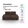 MeowBaby Spielsofa Ästhetik Cord Mini Basic - Classic Cord Edition