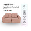 MeowBaby Spielsofa Ästhetik Cord Mini Plus - Classic Cord Edition