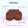 MeowBaby Spielsofa Mini Max Bearly - Soft Teddy Edition