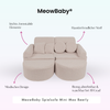 MeowBaby Spielsofa Mini Max Bearly - Soft Teddy Edition