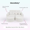 MeowBaby Spielsofa Mini Max Bearly - Soft Teddy Edition