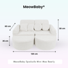 MeowBaby Spielsofa Mini Max Bearly - Soft Teddy Edition