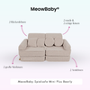 MeowBaby Spielsofa Mini Plus Bearly - Soft Teddy Edition