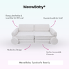 MeowBaby Spielsofa Bearly - Soft Teddy Edition