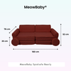 MeowBaby Spielsofa Bearly - Soft Teddy Edition