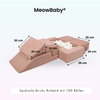 MeowBaby Spielsofa Bricks Ästhetik, 100 Bälle - eigene Farbauswahl