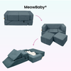 MeowBaby Spielsofa Bricks Ästhetik, 100 Bälle - eigene Farbauswahl