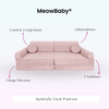 MeowBaby Spielsofa Cord Premium - Slim Cord Edition