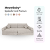 MeowBaby Spielsofa Cord Premium - Slim Cord Edition