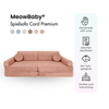 MeowBaby Spielsofa Cord Premium - Slim Cord Edition
