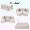 MeowBaby Spielsofa Ästhetik Cord Cube - Classic Cord Edition