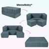 MeowBaby Spielsofa Ästhetik Cord Cube - Classic Cord Edition