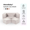 MeowBaby Spielsofa Ästhetik Cord Cube - Classic Cord Edition