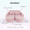 MeowBaby Spielsofa Mini Max Cord Premium - Slim Cord Edition