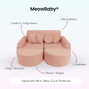 MeowBaby Spielsofa Mini Max Cord Premium - Slim Cord Edition