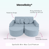 MeowBaby Spielsofa Mini Max Cord Premium - Slim Cord Edition