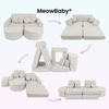 MeowBaby Spielsofa Mini Max Cord Premium - Slim Cord Edition