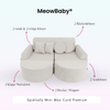 MeowBaby Spielsofa Mini Max Cord Premium - Slim Cord Edition
