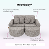 MeowBaby Spielsofa Mini Max Tangle - Cozy Chenille Edition