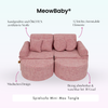 MeowBaby Spielsofa Mini Max Tangle - Cozy Chenille Edition