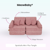MeowBaby Spielsofa Mini Plus Tangle - Cozy Chenille Edition