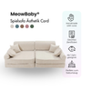MeowBaby Spielsofa Ästhetik Cord - Classic Cord Edition