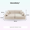 MeowBaby Spielsofa Ästhetik Cord - Classic Cord Edition