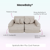 MeowBaby Spielsofa Mini Plus Cord Premium - Slim Cord Edition