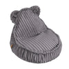 MeowBaby Kindersessel Bären-Sitzsack Churros - Plüsch-Cord Edition