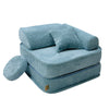 Meowbaby Kindersessel 3‑in‑1 Ästhetik Cord - Faltbare Kindercouch & Spielmatratze - Classic Cord Edition