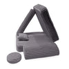 Meowbaby Kindersessel 3‑in‑1 Churros - Faltbare Kindercouch & Spielmatratze - Plüschcord Edition