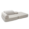 Meowbaby Kindersessel 3‑in‑1 Dune - Faltbare Kindercouch & Spielmatratze