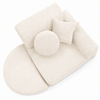 MeowBaby Kindersessel 3-in-1 Max Ästhetik Cord - faltbare Kindercouch & Spielmatratze - Classic Cord Edition