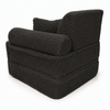 MeowBaby Kindersessel 3-in-1 Max Bearly - faltbare Kindercouch & Spielmatratze - Soft Teddy Edition