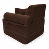 MeowBaby Kindersessel 3-in-1 Max Bearly - faltbare Kindercouch & Spielmatratze - Soft Teddy Edition